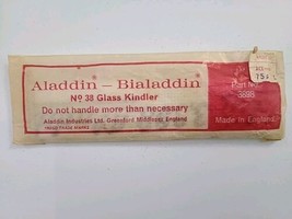 Vintage Aladdin Bialaddin Glass Kindler Wick No. 38 England Part Number 3898 - $17.70