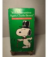 It&#39;s Christmas Time Again Charlie Brown VHS Tape Snoopy Peanuts Vintage - $72.25 MXN
