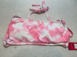 Junior&#39;s Ribbed Apron Front Bralette Bikini  - Xhilaration™ - Pink  - Size XS  - £3.15 GBP