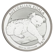 2012 Australian Silver 1oz Koala (BU Condition) KM# 1840 - £47.50 GBP