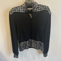 Vintage St John by Marie Gray Black w/ Silver Metallic Embellishment 10 NWT Read - £261.16 GBP