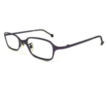 Vintage la Eyeworks Eyeglasses Frames AXLE 419417 Purple Rectangular 48-... - £51.58 GBP