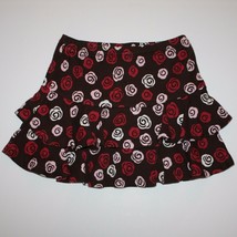 Gymboree Sweet Treats Girl's Rose Print Tiered Skort Skirt size 7 - $8.99