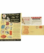 Signet Club Plan Original Merchandise Catalog Vintage 1950&#39;s Flyer Adver... - $10.42 CAD