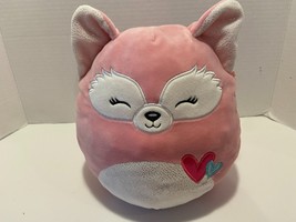 Squishmallows Flora The Fox 9 inch Plush Toy - Pink - £5.14 GBP