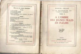 A L&#39;Hombre des jeunnes filles en fleurs Proust French Literature 1925 - £86.55 GBP