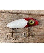 VINTAGE SOUTH BEND RED WHITE ORENO FISHING LURE 2 3/8&quot;  - £15.54 GBP