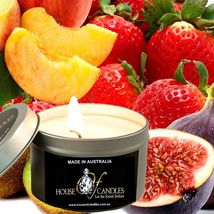 Fresh Fig Fatale Eco Soy Wax Scented Tin Candles, Vegan Friendly, Hand Poured - £11.99 GBP+