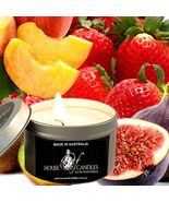 Fresh Fig Fatale Eco Soy Wax Scented Tin Candles, Vegan Friendly, Hand P... - £11.79 GBP+