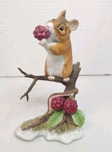 Lenox Figurine White-Footed Mouse “Nature’s Reward” Porcelain 1993 Vintage - $28.04