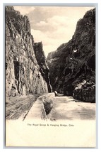 Royal Gorge and Hangin Bridge Colorado Springs CO UNP UDB Postcard M17 - £2.29 GBP