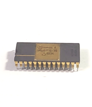 IMSG171S-35 GOLD IC INMOS CMOS COLOUR LOOK-UP TABLE CDIP28 PIN GOLD LEADS - $9.78