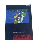 Super Mario World Super Nintendo Game Manual - £11.97 GBP