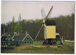 Holland Netherlands Postcard Openluchtmuseum Arnhem Post Mill Corn Mill - £1.70 GBP
