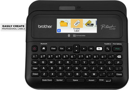Brother - P-touch PT-D610BT Wireless Label Printer - Black - £133.68 GBP