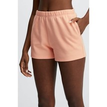 Fabletics Womens Go-To Slim Sweatshort Pull On Pockets Gaia Orange XS - $12.59