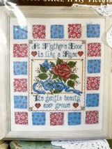 Shabby Chic A Mother&#39;s Love is Like a Rose Counted Cross Stitch Kit 11&quot;x... - £11.17 GBP