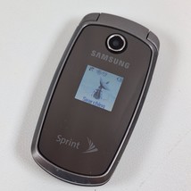Samsung SPH-M300 Silver/Black Sprint Flip Phone - £14.38 GBP