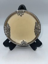Brighton Floral Pretty Pearl Silver Trinket Tray Dish Jewelry Holder 4.5” - $27.72