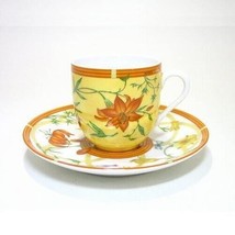 Hermes La Siesta Mocha Cup Coffee Cup And Saucer Porcelain Espresso - £273.46 GBP