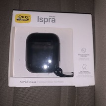 New OtterBox Ispra Series AirPods Carrying Case Black Wireless Charging - £14.33 GBP