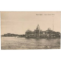 Vintage Postcard, Port Said, Suez Canal Office, Aden, Union Postale Universelle - £9.58 GBP