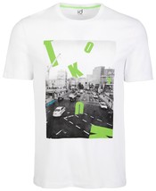 ID Ideology Men&#39;s Graphic T-Shirt City Street White  Large 40-42 &amp; 2XL46-48 - $14.22