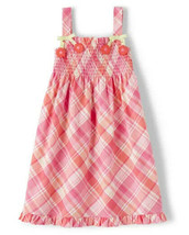 NWT Gymboree Toddler Girls Size 2T Fairy Blossom Plaid Sun Dress Hair Clips NEW - £15.17 GBP