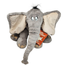 Dr Seuss Horton Hears A Who Elephant Macy's 2008 Stuffed Animal Plush Toy W Book - $23.75