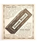 1899 Uneeda Biscuit Advertisement Soda Biscuits Crackers Victorian F12A - $28.01 CAD