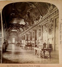 GAL D&#39;Appalon Louvre Parigi Francia Underwood &amp; Underwood 1897 Stereoscopia Foto - £3.97 GBP