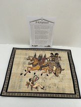 Crete Greece Themed Paper made of Papyrus *Horse Chariot, Angel* (RARE) - £46.40 GBP