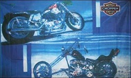 Motor Chopper Cycles 3x5 Ft Banner Flag Motorcycle Garage Wall Banner - £13.26 GBP