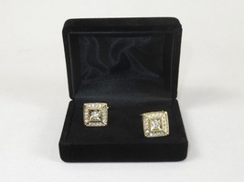 Men J.Valintin Cufflinks by Vitorofolo for French Cuff Shirt V39-63 Gold Diamond image 4