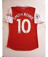 Emile Smith Rowe #10 Arsenal FC EPL Match Slim Red Home Soccer Jersey 20... - $75.00