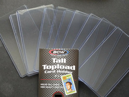 (10 Loose Holders) BCW Tall Card Top Loader Card Holder - £4.69 GBP