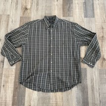 Nautica men&#39;s button down shirt Sz XL Sleeve Multi Color Plaid - $10.83