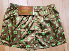 Swanky Dank Weed Boxer Shorts Marijauna Underwear Polyester Large New W ... - £10.75 GBP