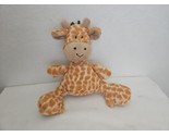 Jellycat Plush Boppity Boing Giraffe  9&quot; Tan Orange Spots Sounds - $12.38