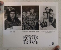 Why Do Fools Fall In Love Press Kit Photo lil&#39; Mo En Vogue lil - £20.31 GBP