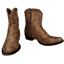 Roper Womens Riley Shorty Western Boots Snip Toe 9 - £35.95 GBP