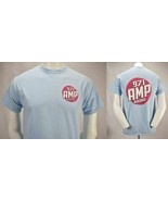 97.1 AMP RADIO HOWARD STERN TOM LEYKISS Blue T Shirt  - $24.37 CAD