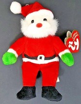 TY 2008 Beanie Baby Jingle Santa W/Tags 5 1/2&quot; x 3 1/2&quot; - $6.34