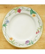 DANSK Danish Floral Print China TIVOLI GARDENS Salad Plate 9&quot; - $20.51 CAD