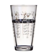 Bartender MIXED DRINK Cocktail RECIPE TUMBLER pub BAR Bartenders GLASS 1... - £26.20 GBP