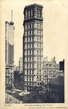 Vintage Udb Postcard St Paul Building New York Ny - £3.42 GBP