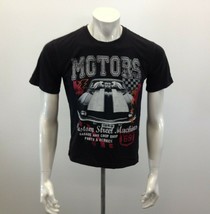 Custom Street Machine Graphic T shirt Boys Size 14/16 Black Tee - $9.90