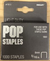 5X POP 5/16&#39;&#39; (8mm) Staples 1000 pack #100-5 (5 Packs) - £2.41 GBP