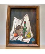 Evelyn EVIE McGibson Original Signed Oil Painting, European Still Life 1971 - £38.94 GBP