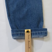 Style & Co Women's Blue Embroidery Floral Denim Ankle Jeans Size 12 (34×27) image 3